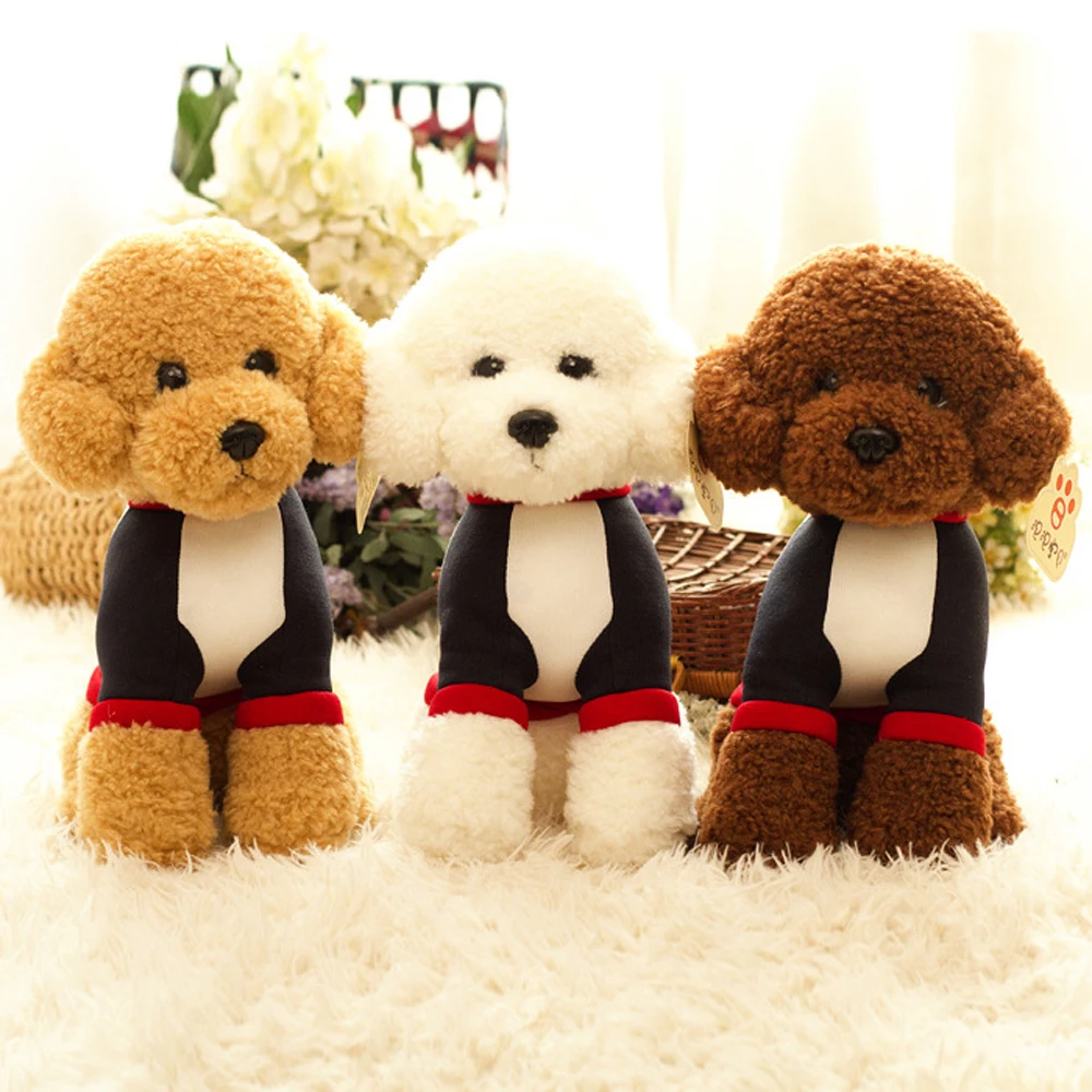 

Teddy Poodle Cute Dog Stuffed Plush Toy Children Birthday Christmas Gift