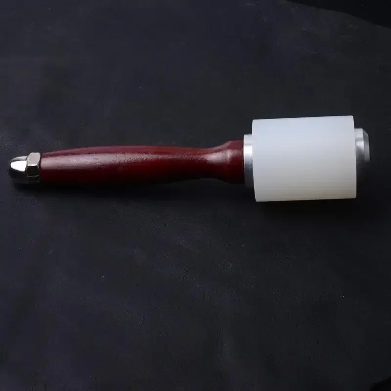 1 PCS DIY Leather Craft Tool Hammer T Shaped Straight Handmade Carving Cutting Punching Printing Engraving Drilling Nylon Beat 6