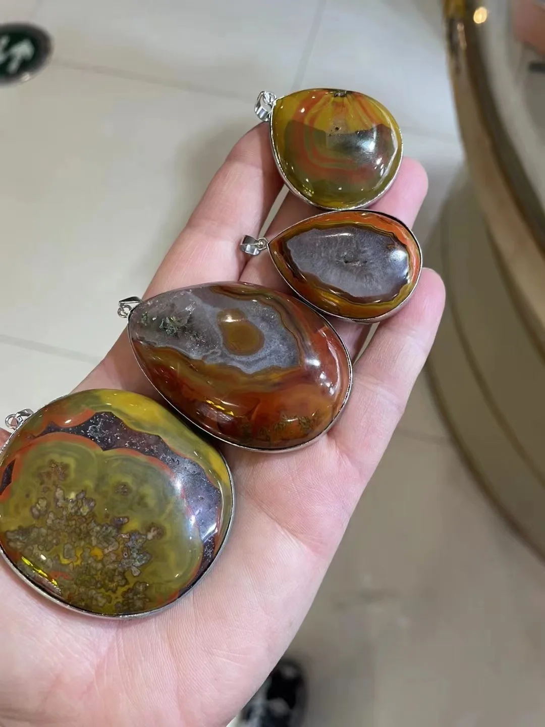 

nature agate with nice druzy pendant for sale nice red color for sale best decoration