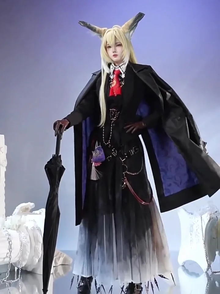 CosKoKo Vulpisfoglia Косплей Игра Arknights Костюм Великолепная Элегантная Боевая Униформа