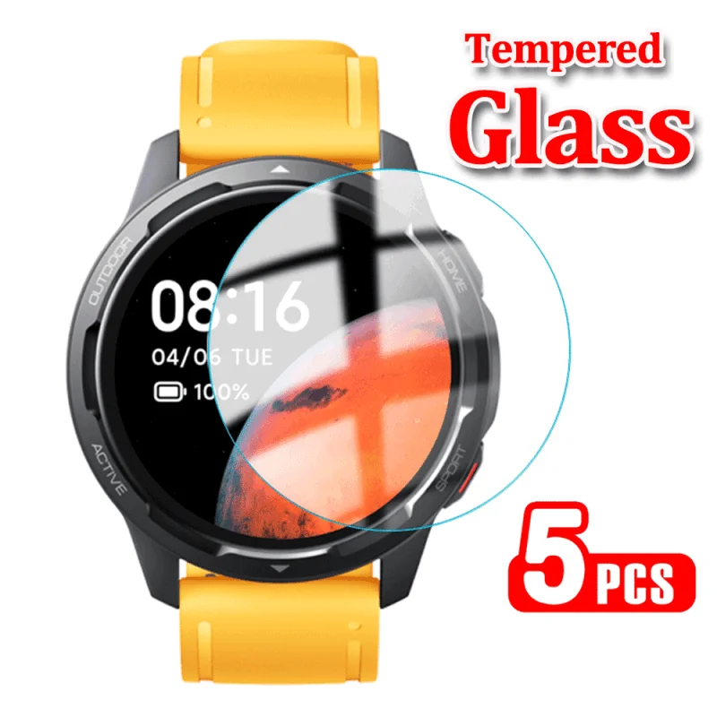 

Tempered Glass Film for Xiaomi Mi Watch S1/S1 Active/Color 2/Amazfit Pace Smartwatch 9H Clear Scratch Resistant Screen Protector