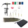 Portable Rotary Fly Tying Vise Tools Knotter DIY Threader Winder for Fishing 2