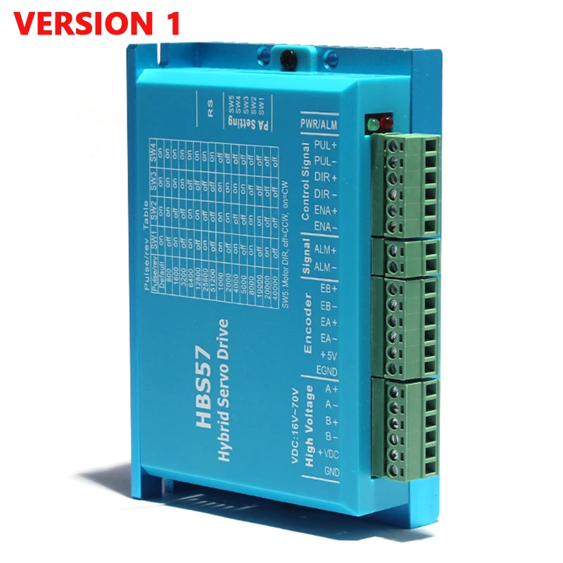HBS57/DL57 하이브리드 폐쇄 루프 스텝 모터, Nema 23, 2 상 + 57 스테퍼 모터 드라이버, 57HSE2.2N 서보 모터, 2.2NM 57