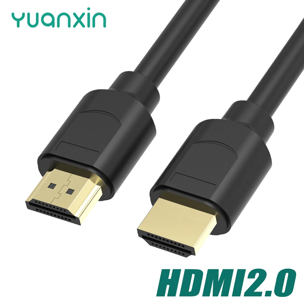 

YUANXIN 4K 60Hz HDTV2.0 Compatible Cable 18Gbps Standard 19+1 CCS Multimedia Engineering Optical Cable 1.5-30M for TV Monitor