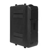 Portable PE Plastic Rack Flight Case Shockproof Microphone Cabinet Aviation Box Amplifier Receiver 2U3U4U6U Chassis 1
