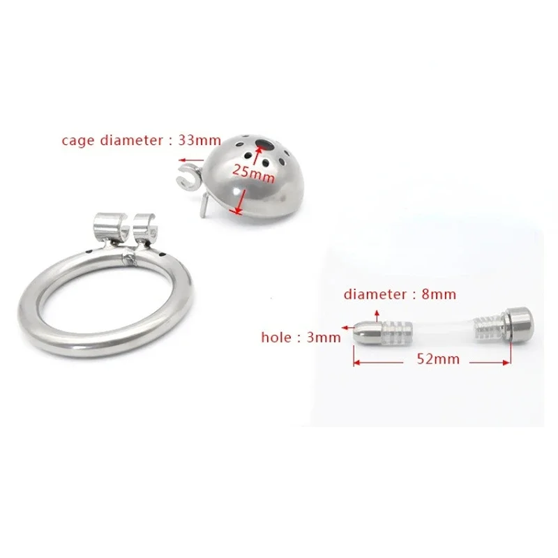 Best Seller Small Penis Lock Cock Cage Male Chastity With Stealth Lock Ring And Urethral Catheter Chastity Devices BDSM Sex Toys penis chastity cage chastity lock sex toy