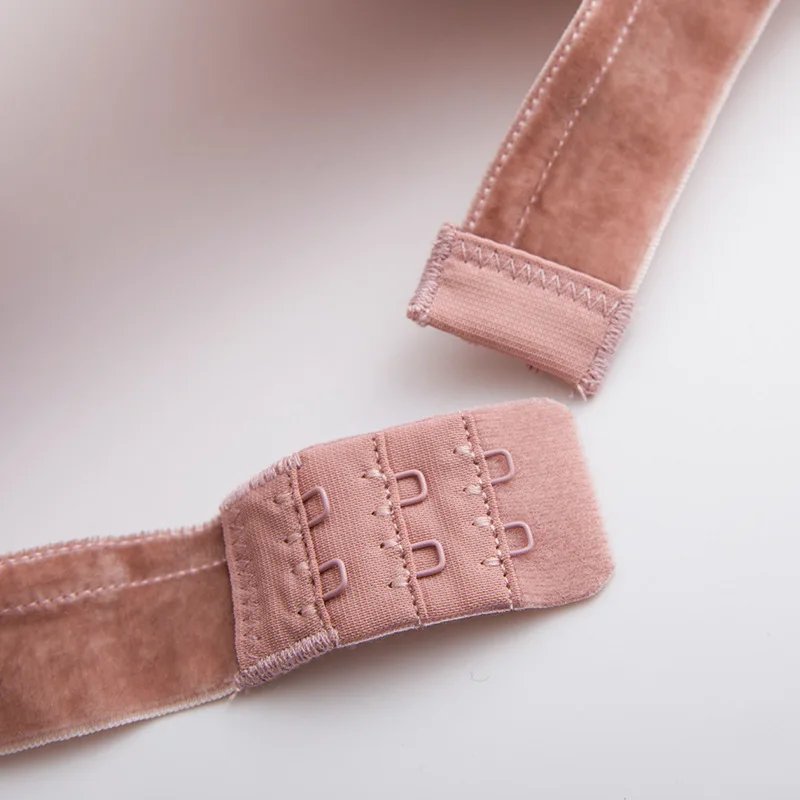 French Bra Natural Mulberry Silk Fine Shoulder Strap Triangle Cup Steel Ring Free Sexy Underwear for Women