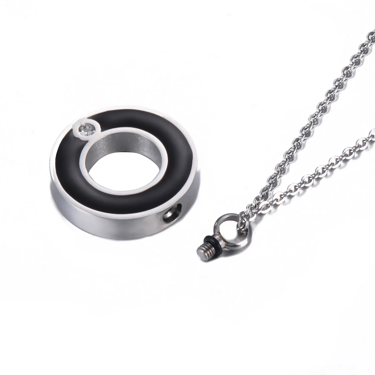 Collana Urna Ceneri Albero Della Vita, Ciondolo Commemorativo In Acciaio Inox, Per Donna/uomo - 4