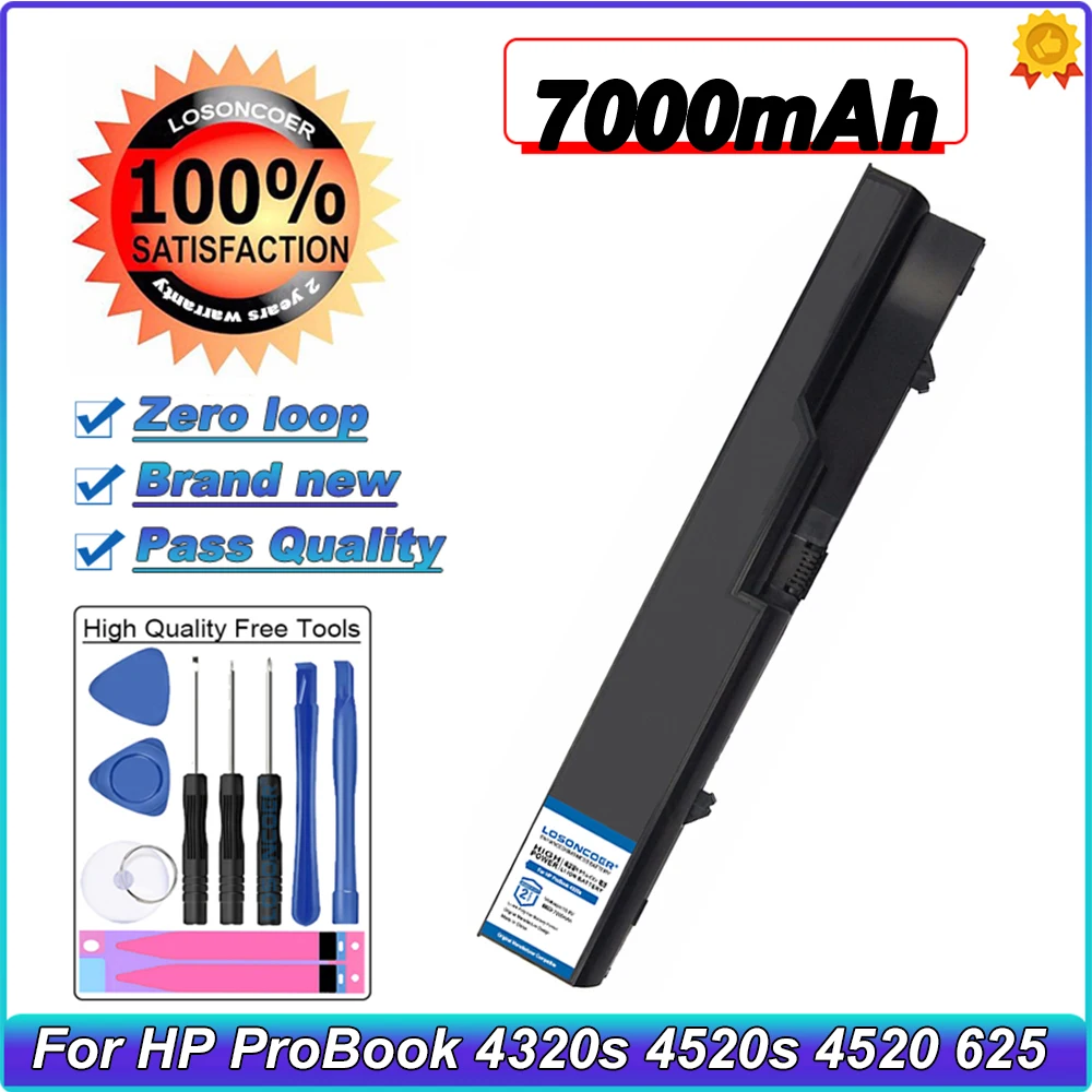 

7000mAh 6 Cell Laptop Battery For HP ProBook 4320s 4520s 4320t 4326s 4420s 4421s 4425s 4520 625 621 620 421 420 326 325 321