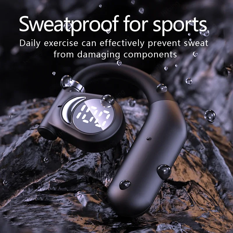 Wireless Bluetooth Headphones Bone Conduction Earphones With Microphone Handsfree Noise Canceling Headset For Driving Audifonos 6