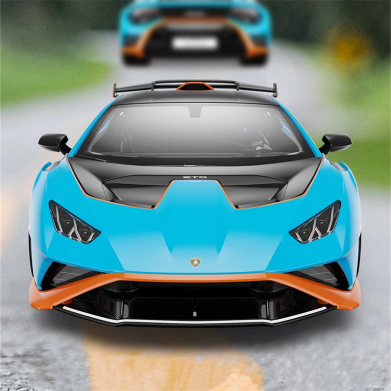 Sca1e9eeb8f684a27b1e9b5d2dc17669fP.jpg مجسم سيارة لامبورجيني هوراكان STO معدن 25 سم | Lamborghini Huracán STO Diecast Metal Model Car 25cm - الصورة 1