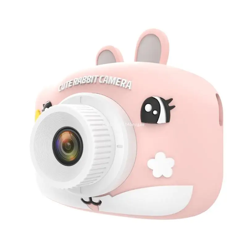 H9S Kids Camera Cartoon Children's Digital Camera 2.0" 4800W Front Rear Cameras New