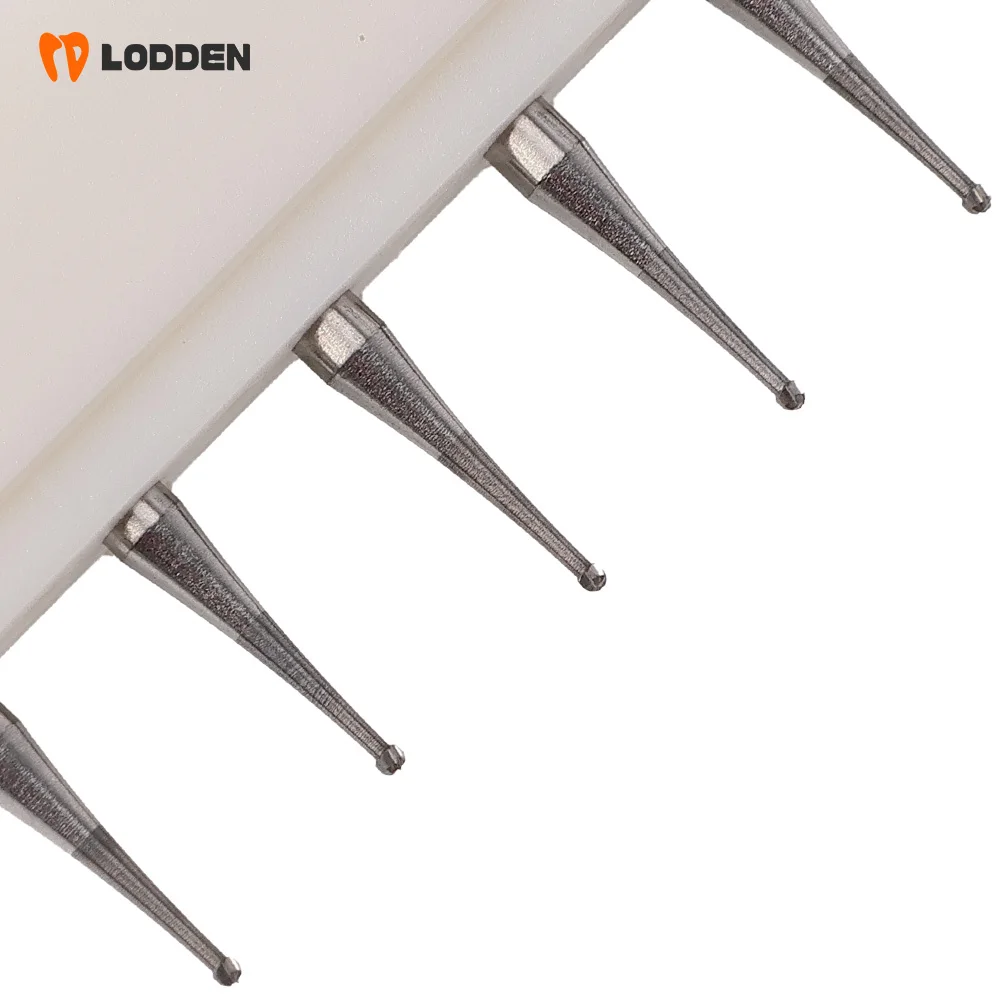 LODDEN 5 Stück/Box Dental RA CA Schaft Wolframkarbid-Bohrer Kugelrundbohrer 9 Größen 2,35 mm Low-Speed für Zahnmedizin-Schleifwerkzeuge – Detail 4