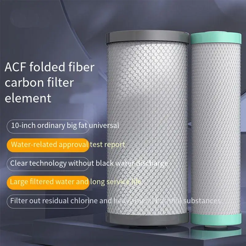 

10inch Folding cartridge Activated Carbon filter Element to Remove Chlorine For Water Replacement