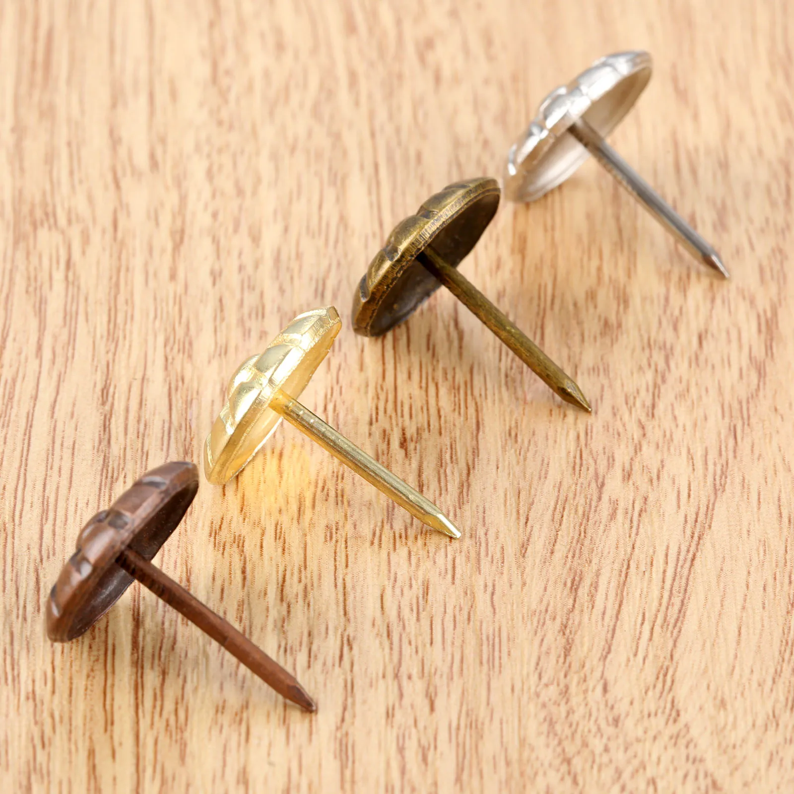20pcs Upholstery Nail Furniture Tacks Pushpins Hardware Jewelry Chest Wooden Box Corner Gift Wine Case Sofa Decorative Pushpin