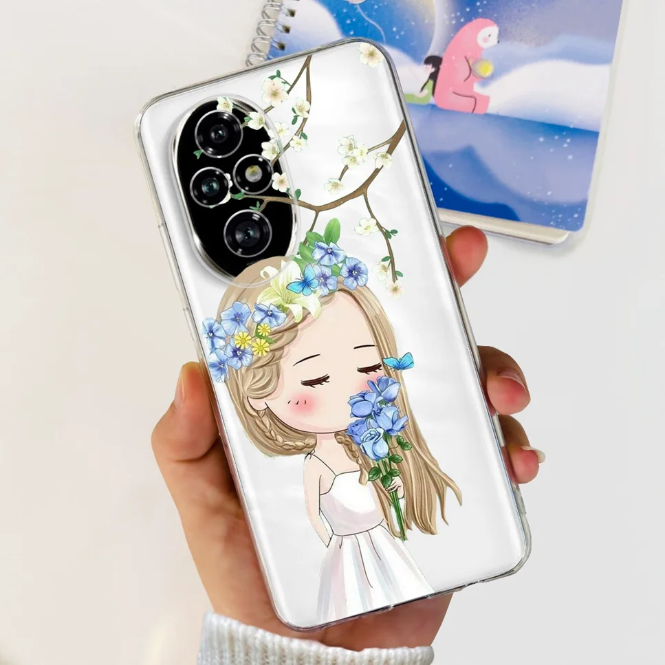 Cute Girl Astronaut Soft Silicone TPU Shockproof Phone Case