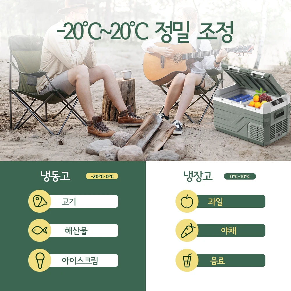 캠핑과 여행에 완벽한 솔루션, Alpicool 자동차 냉장고