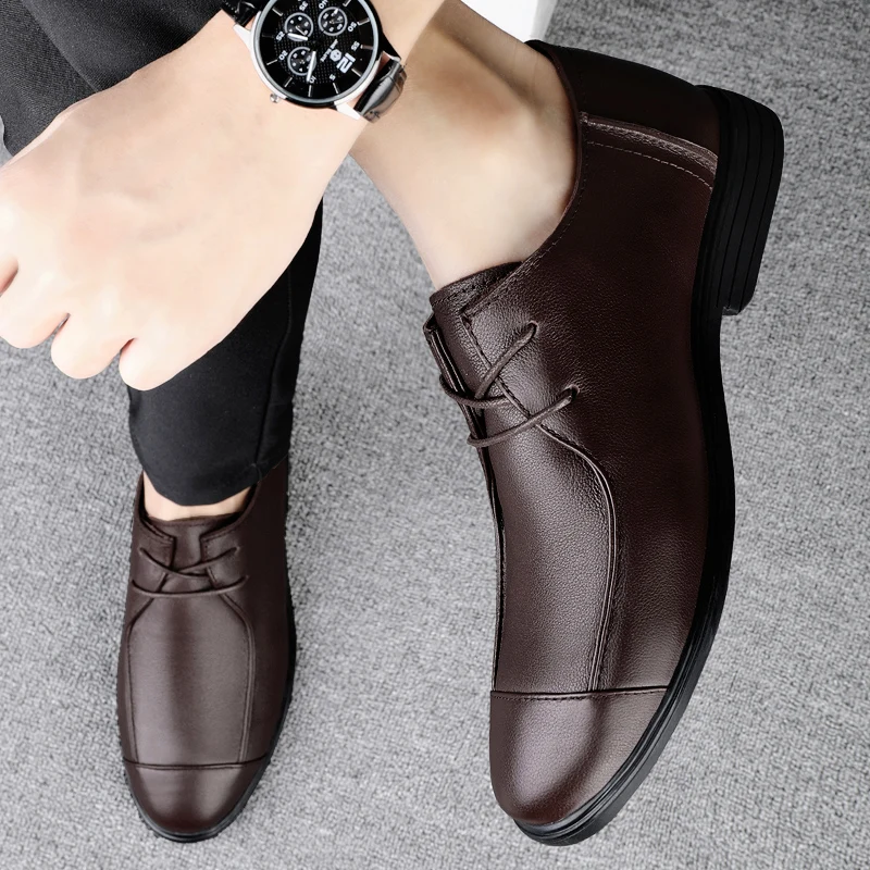 Scarpe Da Uomo Scarpe Estive Casual Da Uomo In Vera Pelle Scarpe Oxford Stringate Di Alta Qualità Uomo Mocassini Di Marca Di Lusso Scarpe Da Guida