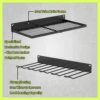Wall Mounted Power Tool Organizer Holder Heavy Duty Utility Storage Rack for Battery Powered Hand Tools Cordless Drill Rack 4