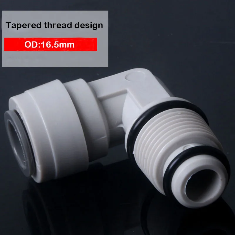 Lengthening double sealing ring 1/4"3/8" OD Hose Tube 1/4"3/8" Quick Connect Water purifier filter bottle booster pump connector