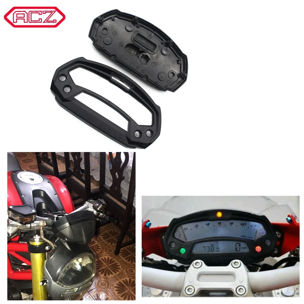

Motorcycle Tachometer Instrument Case Cover Dashboard Complete Set Gauge Housing Speedometer for DUCATI 696 796 M1100