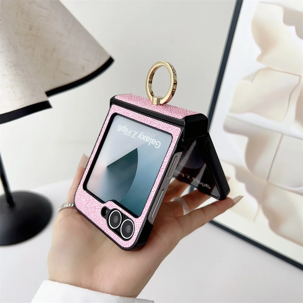 Magnetic Stand Shockproof Case with Magsafe Ring Holder and Wireless Charging Support