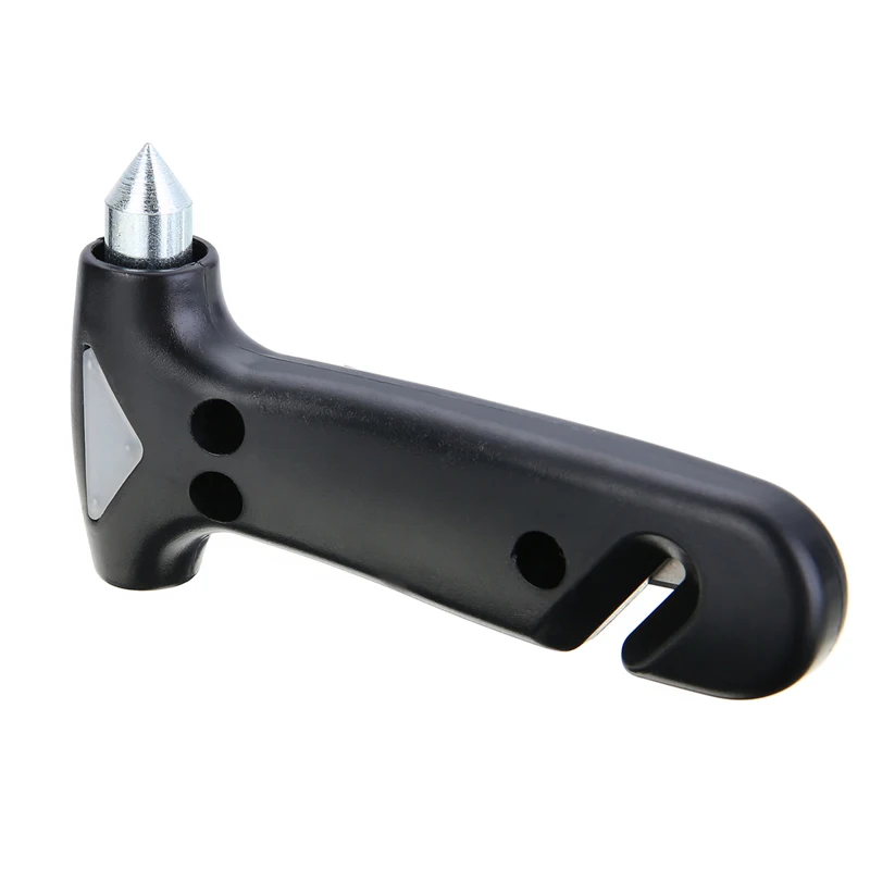 3 Pcs Car Safety Seat Belt Cutter Emergency Emergency Hammer Safety Hammer  Key Black