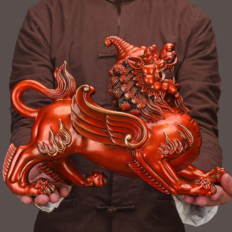 Pixiu Sculpture d'Intensius Chinois, Figurine Auckland, Statue