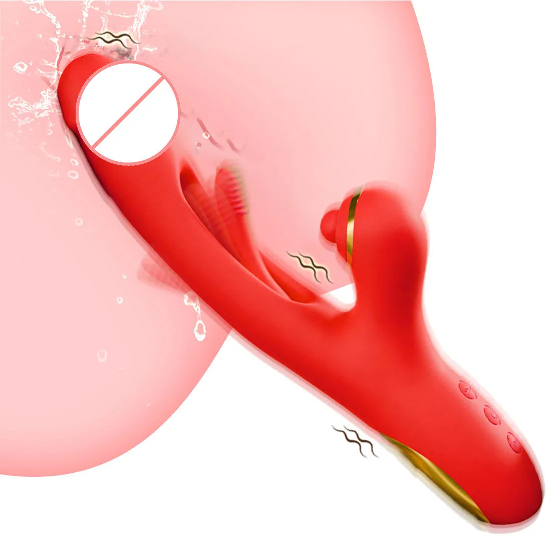 여성용 초강력 태핑 플래핑 진동기, 현실적인 딜도 클리토리스 자극기, G 스팟 마사지 스틱, 성인 섹스 토이 18