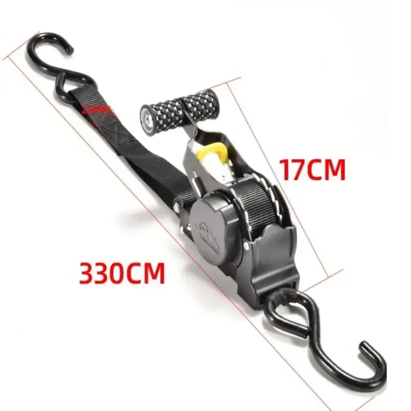Auto Straps For Cargo Tape Retractable Belts For Motorcycles Ratchet Strap Load Luggage Strap Ratchet Tensioner Belt Car