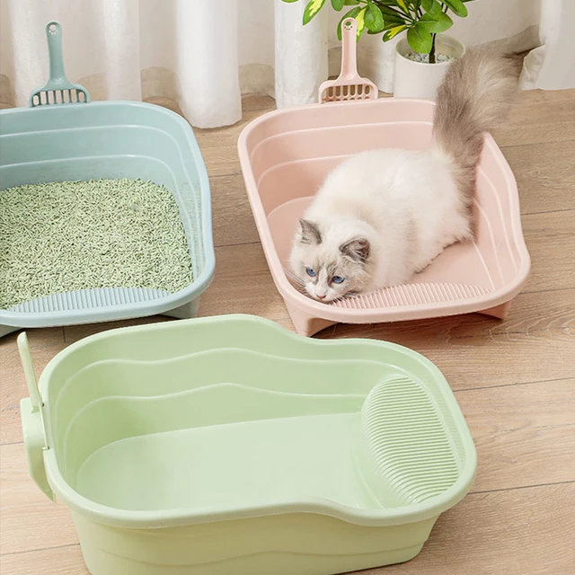 최적의 고양이 쓰레기 경험을 위한 대야 고양이 쓰레기 상자