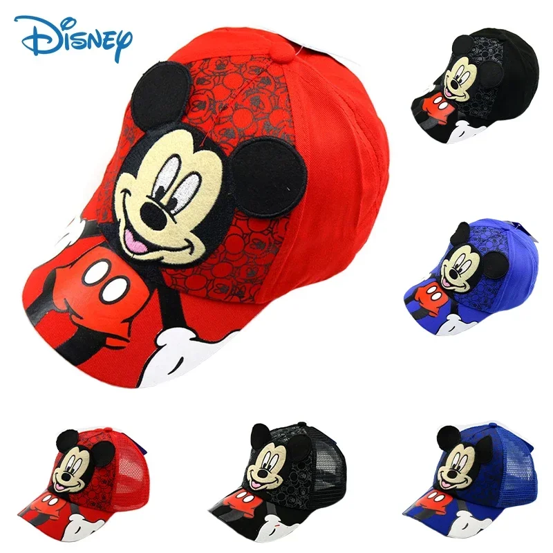 Disney Mickey Mouse Cappelli Per Bambini Anime Cartoon Mickey Mouse E Donald Duck Baby Boy Girl Hat Cartoon Baby Cap Cuffie Regolabili