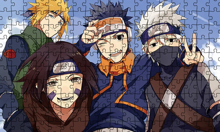 Naruto Puzzle 1000 Pieces  Anime, Diy boy gifts, Japanese cartoon