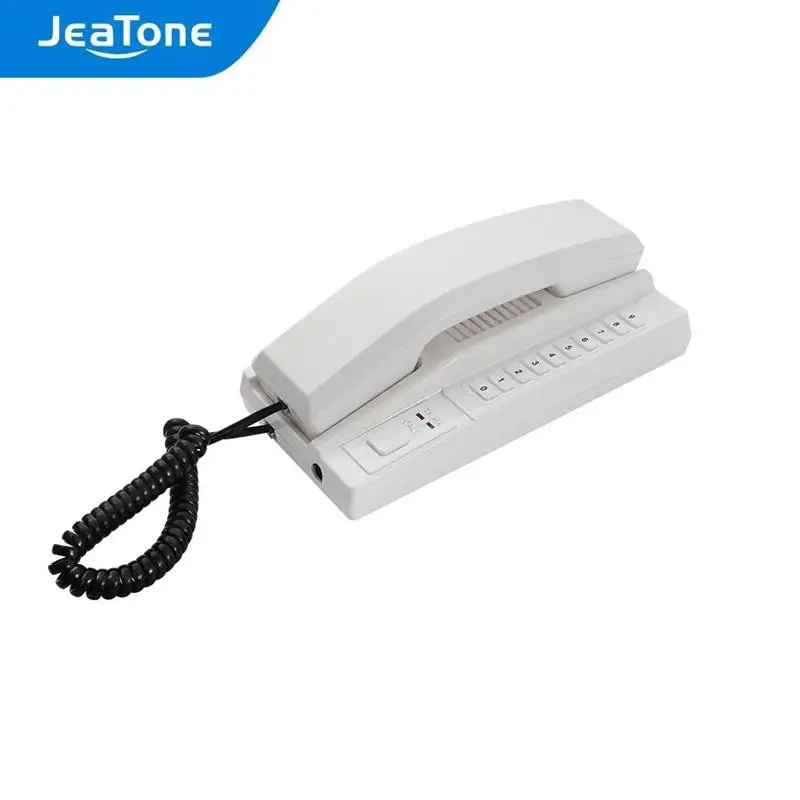 JeaTone 2.4GHz Wireless Recharged Audio Door Phone Intercom System Secure Interphone Handsets for home warehouse office