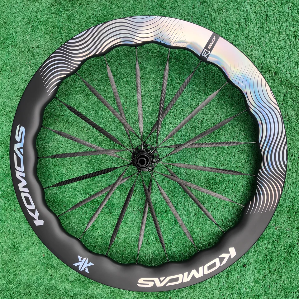 Komcas-カーボンファイバーカラーロードバイクホイール,xiangyun