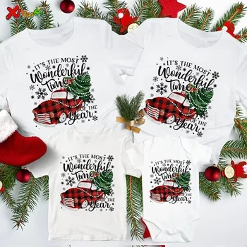 Merry Christmas Family Matching Outfits – Pajama Set & Baby Romper 1