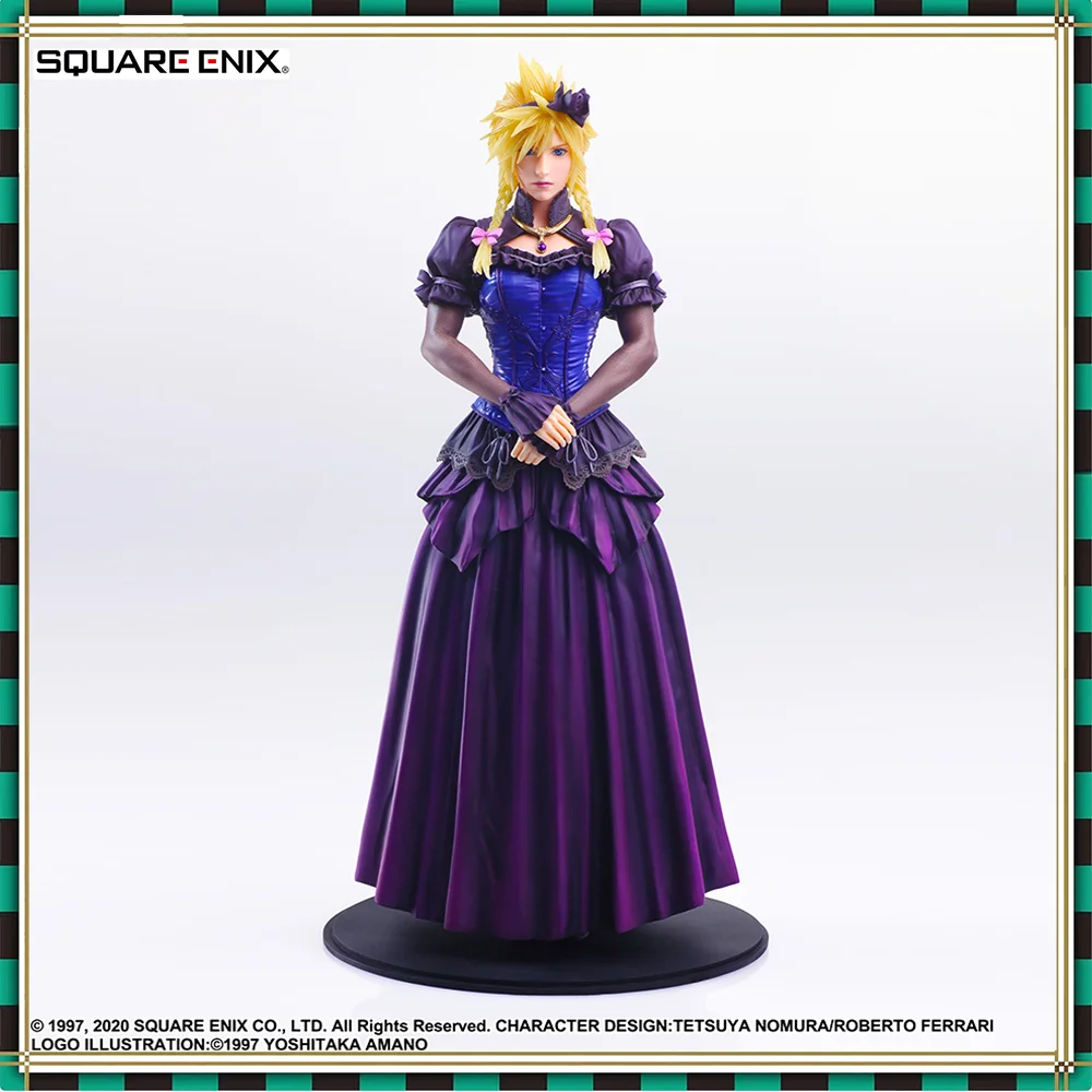 

Square Enix Final Fantasy VII Remake Static Arts Cloud Strife Dress Ver. Anime Figure Complete Model