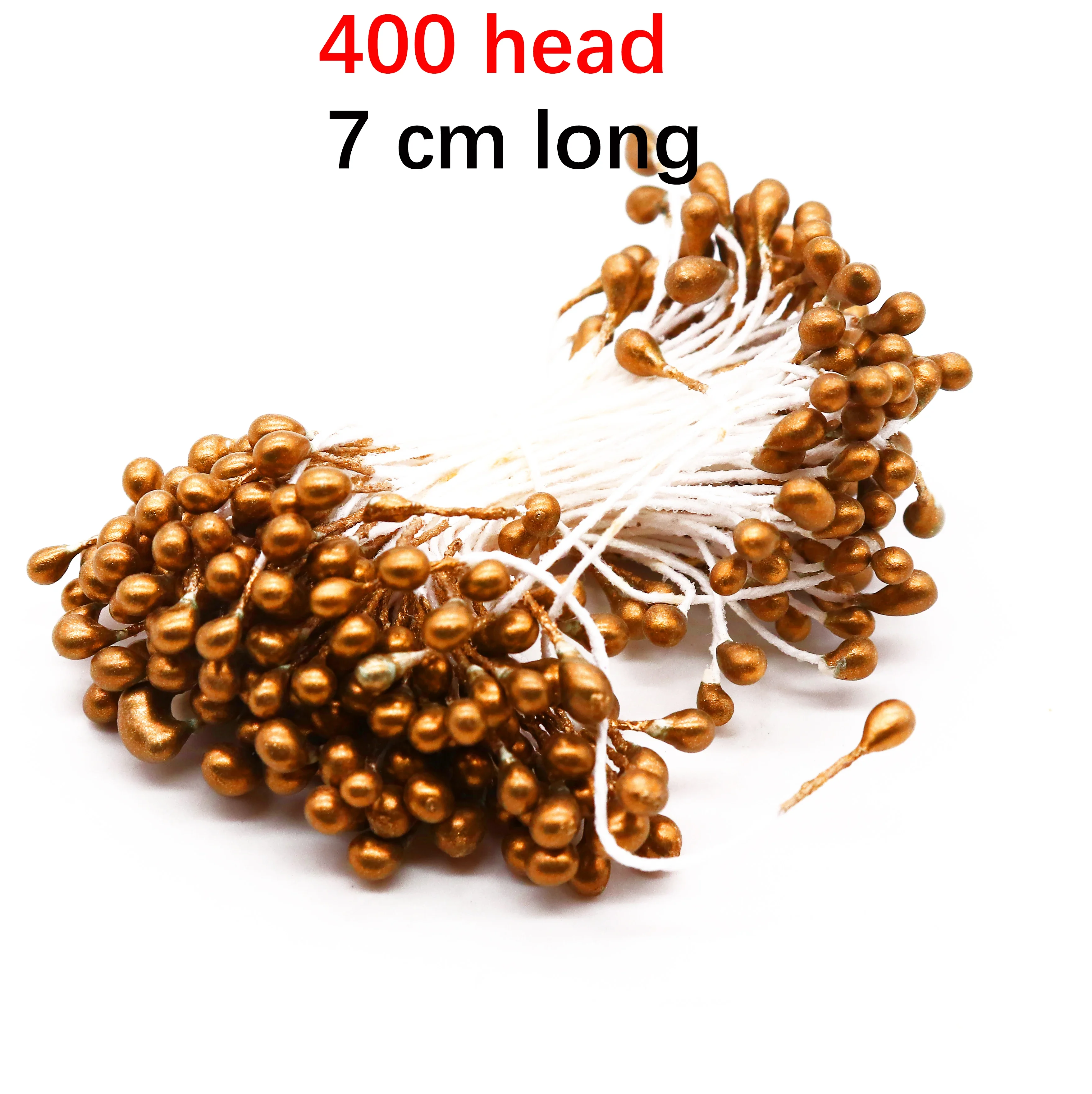 6/10/12/20/24/200pcs Gold Mixed Hybrid Flower Cherry Stamen Berries Bundle DIY Cake Christmas Wedding Gift Box Wreaths Decor