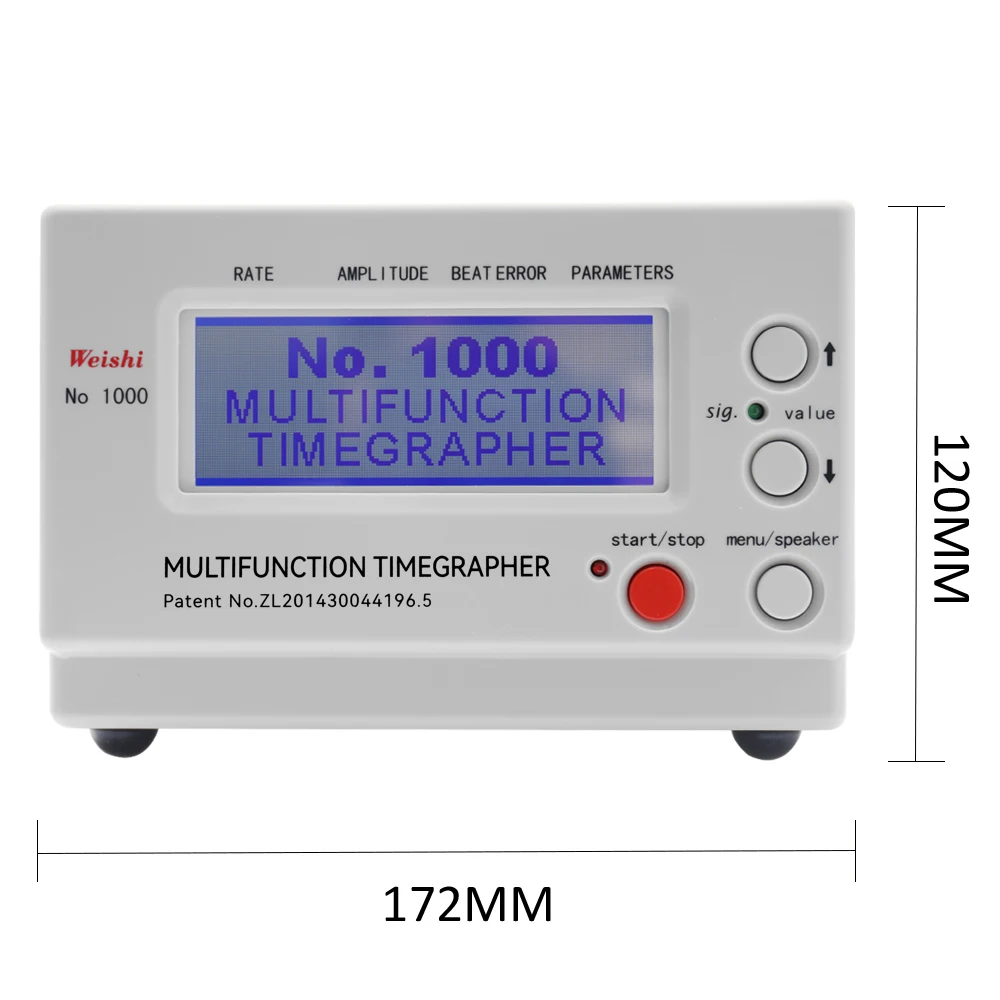 Weishi Mechanical Watch Timing Tester Machine Multifunction Timegrapher NO. 1000 Auto Calibration Timer Machine for Repairers 2