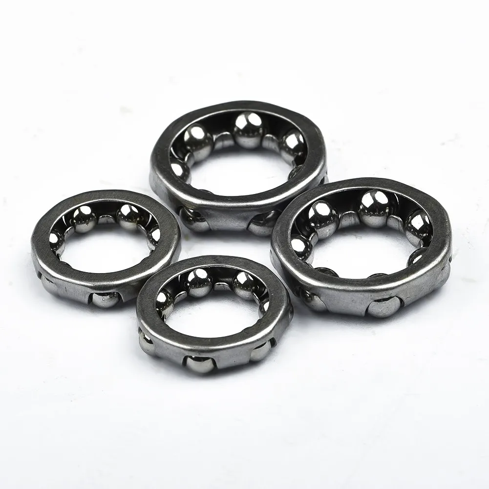 Mountain Road Bike Bicycle Full Set Wheel Hub Bearings 3/16" And 1/4"-Front And Rear (Pair) Steel Ball Rack 4pcs