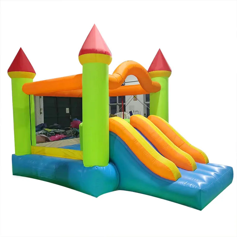 Castillo Hinchable Gigante Para Niños | Casa De Rebote Con Barreras De Seguridad | Perfecto Para Fiestas Y Jardín