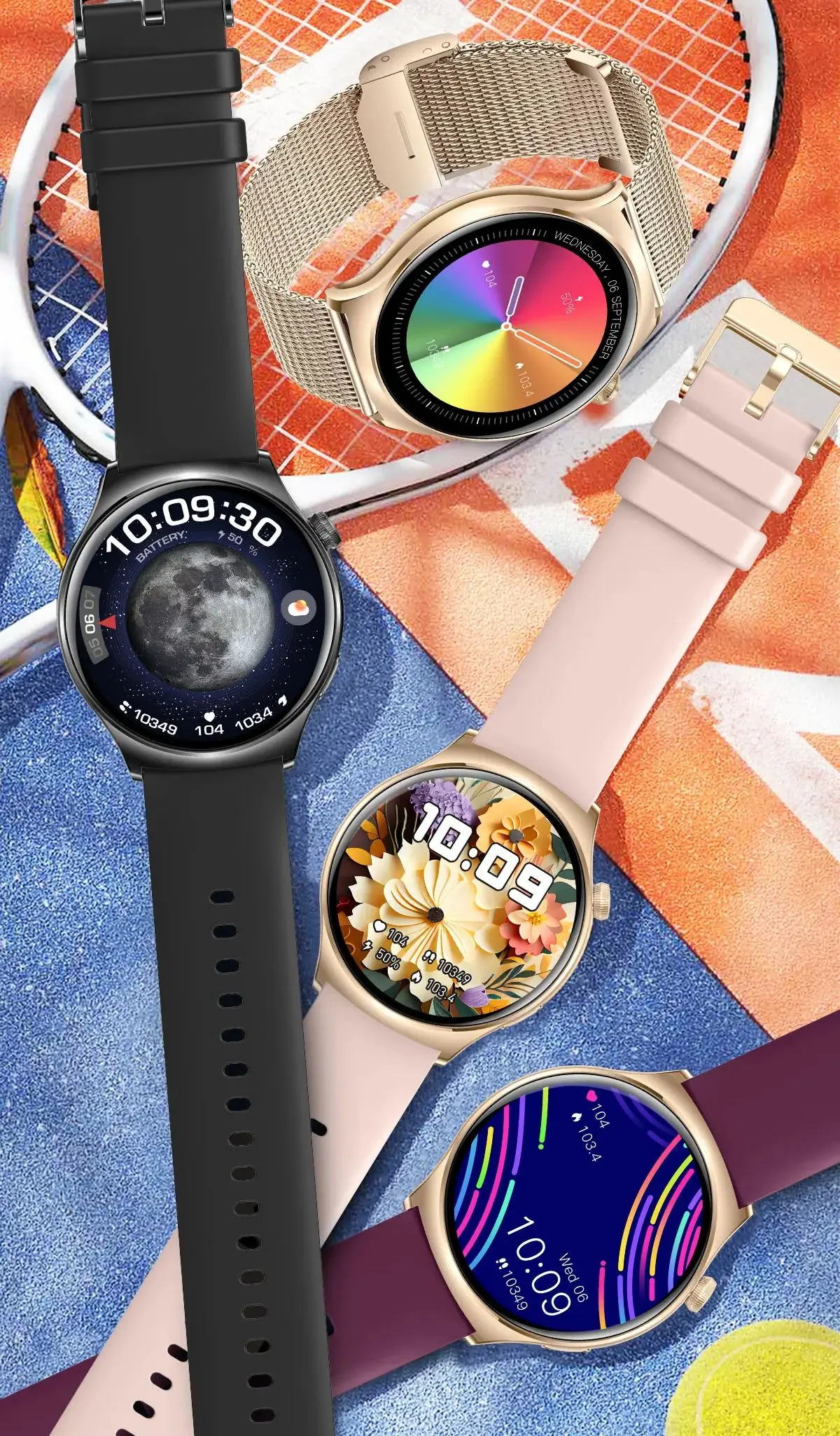 Per Blackview Bv9300 Bv5300 Pro A53 Oscal S80 Samsung Smart Watch Da Uomo Android Bluetooth Calling Smart Watch Nuovo Smart Watch