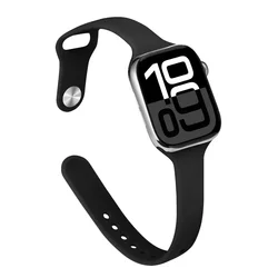 Streamlined Silicone Sport Strap - S11 - 42mm (13 black)