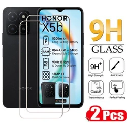 Premium Tempered Glass Screen Protector, 2 - Pack - 2 pieces (For Honor X6b Plus)