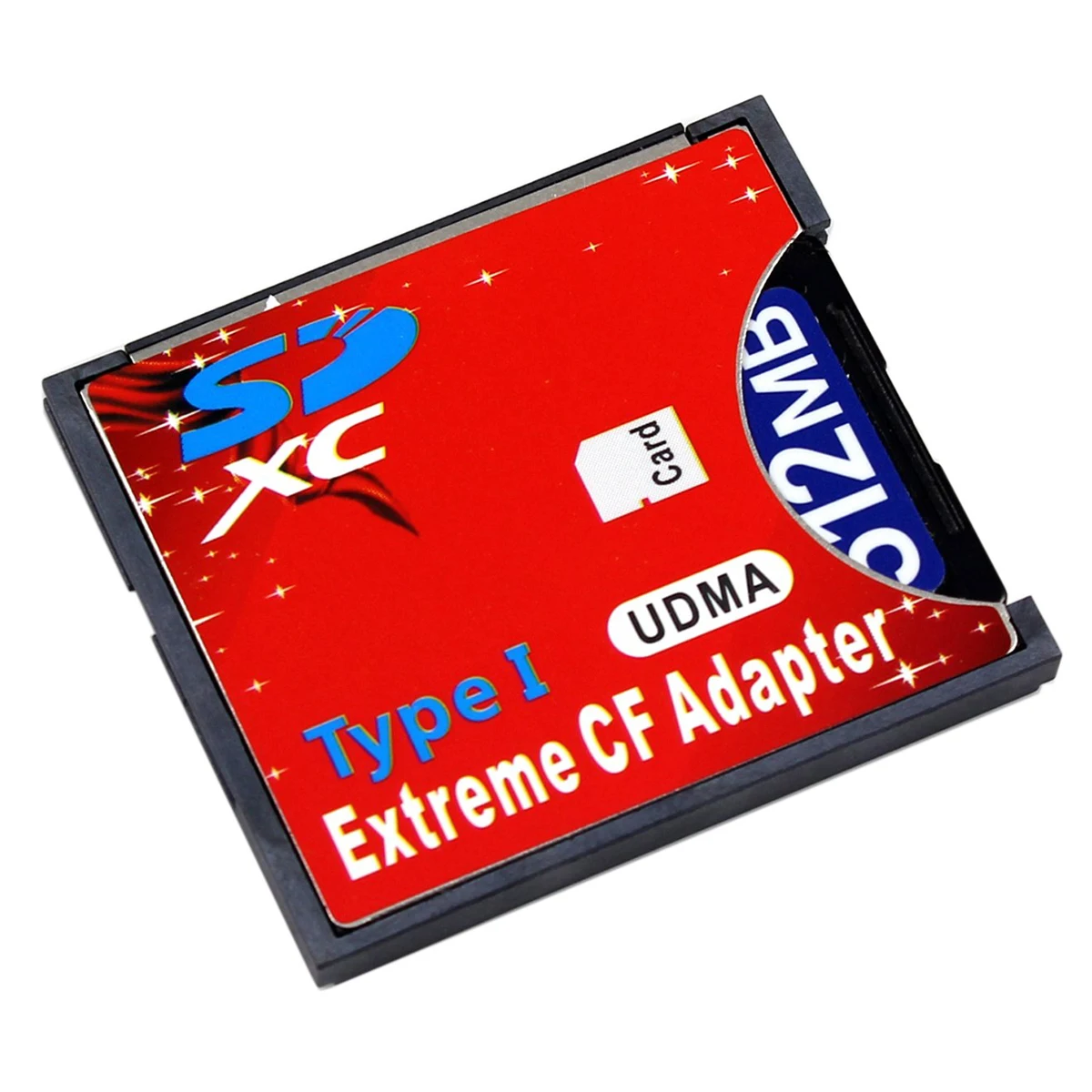 MDR SD SDHC SDXC to CF Compact Flash Memory Card Adapter Reader Type I 16/32/64/128/256GB CF to SD Card Converter