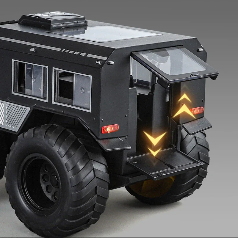 1:24 Sherp All-Terrain Alloy Truck Car Model Diecasts Metal ATV Off-Road Vehicles Model Simulation Sound and Light Kids Toy Gift 5