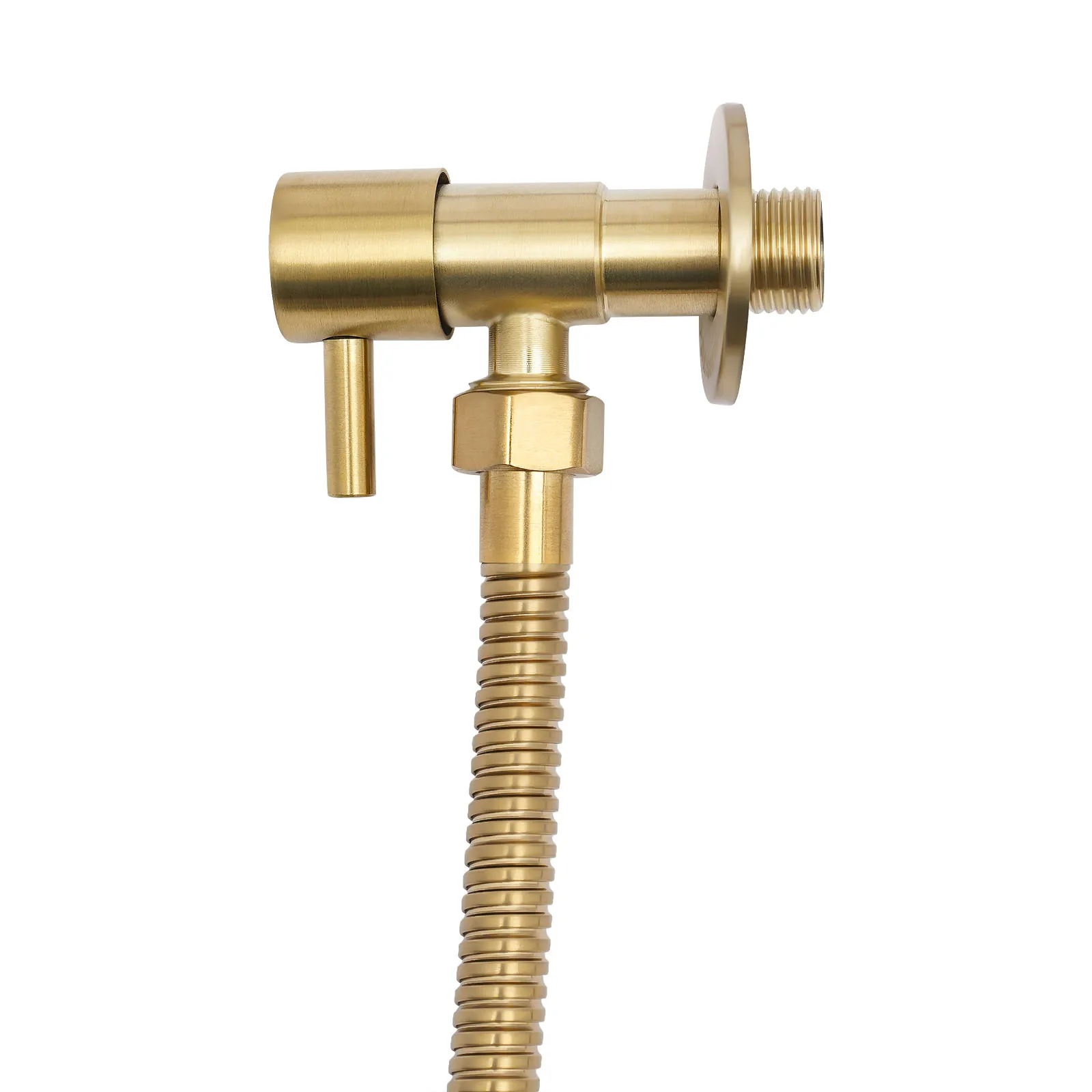 1/2 Zoll Badezimmerarmatur Bidet-Sprüher mit Handbrause, wandmontierter Badewannenauslauf, schwarzes Duschventil für Badezimmerauslass 0-80 ℃ – Detail 7
