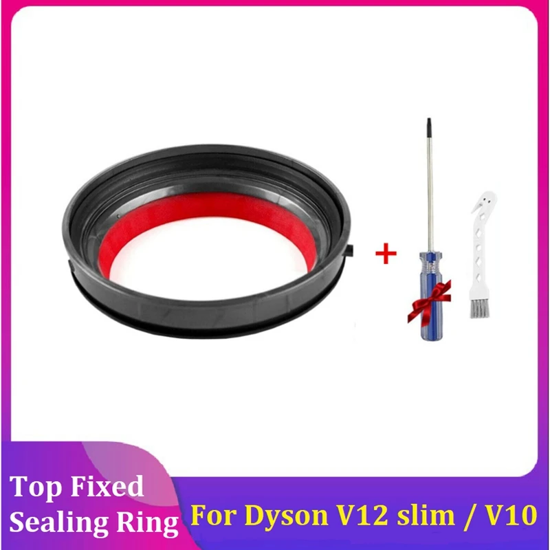 

Сверху фиксированное уплотнительное кольцо пылесборника ведра сверху фиксированное уплотнительное кольцо для Dyson V12 Slim / V10 Аксессуары для пылесосов животных