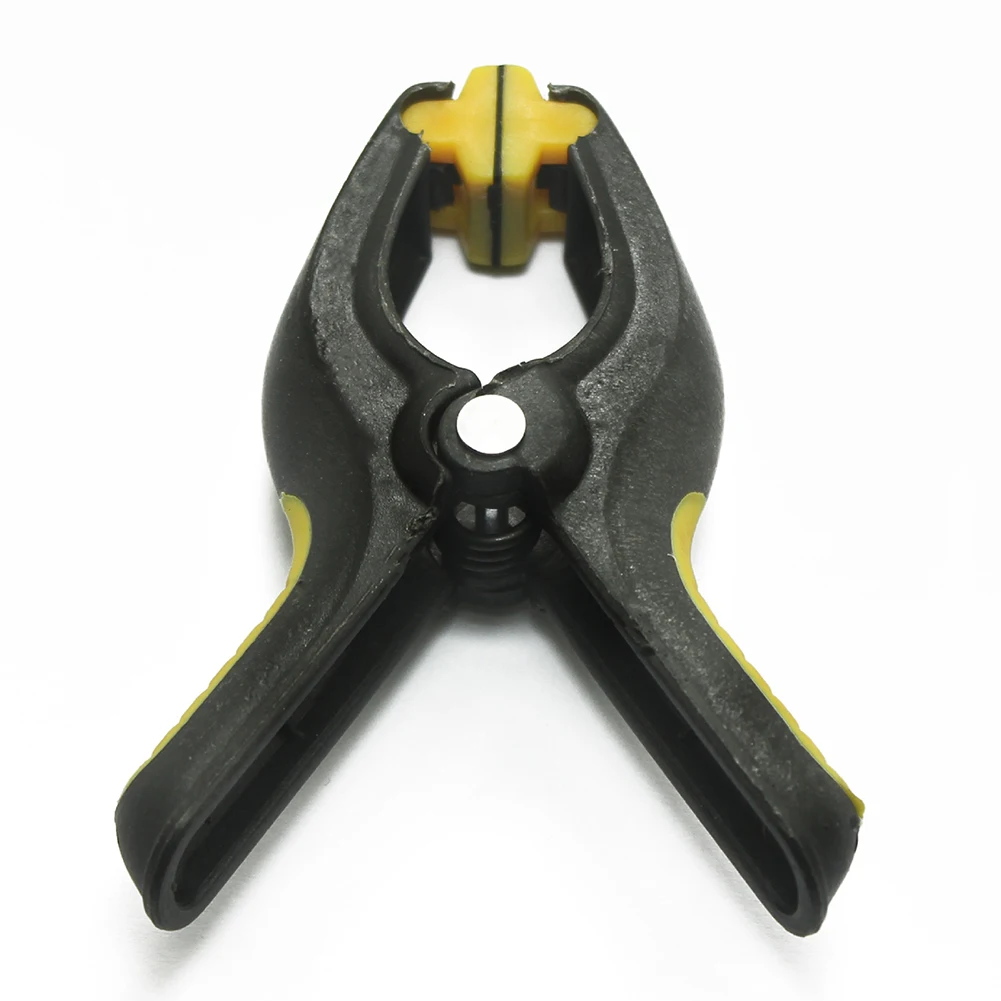 

2PCS Non-slip Clip Fixture Kit 85x59mm Heavy Duty Plastic Nylon Spring Clamps High Carbon Steel For Glue-laden Devices Hand Tool