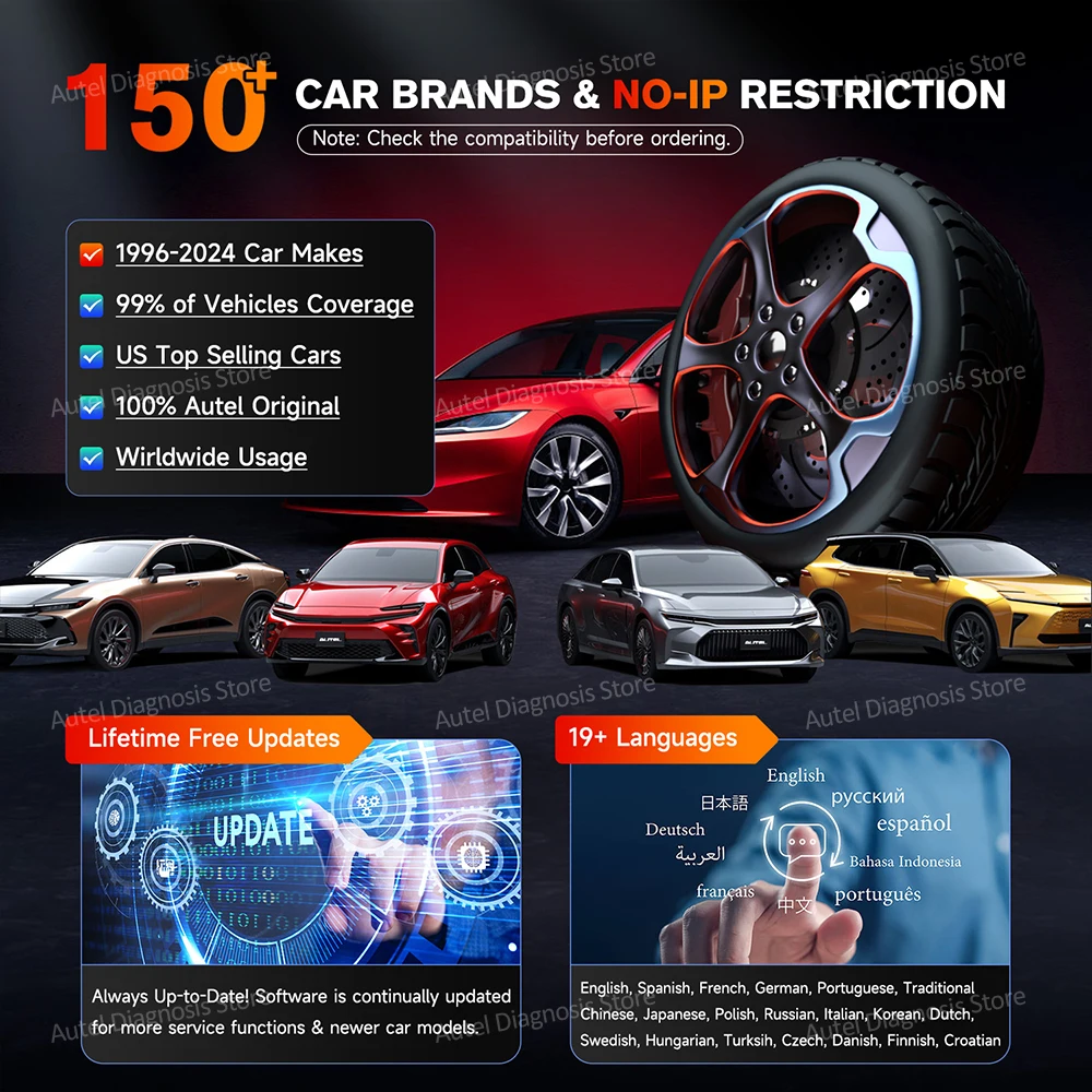 Autel MaxiTPMS TS501 PRO TPMS-Programmiergerät: Neu aufrüstbares Reifenüberwachungssystem zur Aktivierung/Neuerlernung von 99% aller TPMS-Sensoren, Reifendrucktester, verbessertes Modell von TS501 TS408S – Detail 8